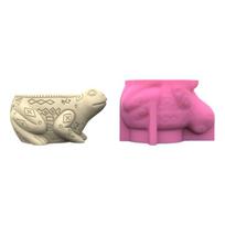 Silicone Vase Molds Flower Bottle Mold Frogs Shape Unique Flowerpot Molds Silicone Texture for Hand-Making Craft Vase 1