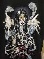 Rare Junji Ito Tomie Anime black short sleeve T shirt Unisex Reamke Unisex T-Shirt XXXXL