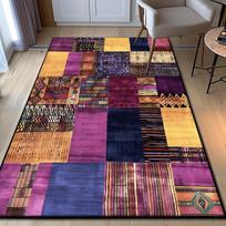 New Persian Luxury Living Room Carpet Geometric Decor Bedroom Bedside Washable Floor Mat Home Sofa Coffee Tables Non-slip Rug 60*90cm