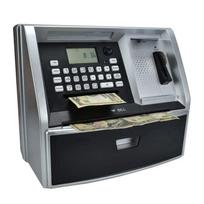 ATM Piggy Bank Slaptažodis Piggy Bank Elektroninė Vaikų Piggy Bank Balso Pinigų Dėžutė Žaislas Geriausia gimtadienio dovana berniukų Kalėdoms mergaitėms sidabras