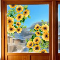 Sunflower Bedroom Kitchen Living Room Stickers