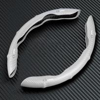 Car Steering Wheel Cover Carbon Fiber Sports Ultra-thin Non-slip Card Cover For Opel crosa d astra h insignia astra j zafira mokkaastra vivaro astra g balta