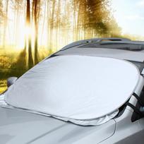 Universal Car Sunshade Flocking Version: Front Windshield Heat Insulation and Sun Protection 140*98 cm