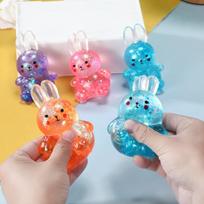 Bear Squishy Toys Glitter Stress Balls Adorable Sensory Toys Squishy Ball for Kids Party Favors Gifts