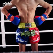 Boxing pants, fighting pants, Muay Thai shorts, head boxing sanda suit, training fighting shorts, men's and women's splicing XS
