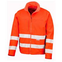 SAFE-GUARD by Result Mens Hi-Vis Soft Shell Jacket M
