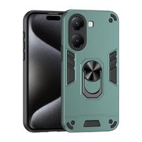 For POCO X7 Pro 5G Case Magnetic Holder Ring Shockproof Armor Phone Cover For Xiaomi Mi Poco X7 Pro X7Pro Camera Protect Funda For POCO X7 Pro žalia