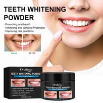 Charcoal Whitening Teeth Powder Cleaning Dental Calculus Stains Improve Tooth Yellow Remove Bad Breath Bright White Toothpaste 30g brown