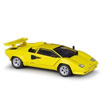 WELLY 1/24 Lamborghini Countach LP5000 S Alloy Car Diecasts & Toy Vehicles Car Model Miniature Scale Model Car Toy for Children geltona