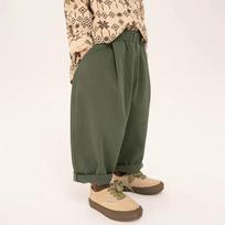 Children Clothing Boys Casual Pants Spring and Autumn Loose Korean Style Solid Color Casual Simple Pants 90 žalia