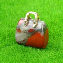 Natural Crystal Stone Handbag One Size