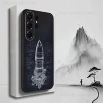 Blueprints Planes Aircraft Case For Samsung S22,S21,S9,S25,S24,S23,Ultra,FE,S20,S10,Plus,Lite,Soft Silicone Black SamsungS22ULTRA5G