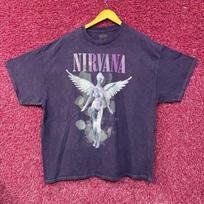Nirvana In Utero Album Angel Art Outline Grunge Band Tee 2XL XXXL