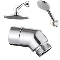 Shower Head Adapter  G 1/2 Connections Chrome Angle Female Thread And Male Thread 135° Elbow Hand Shower Top Spray Elbow China Mainland