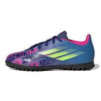 Adidas Messi.4 K Fabric Slip Resistant Abrasion Resistant Low top Kids' Soccer Shoes Red Blue Kids' FY6911 38