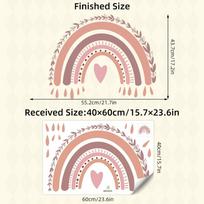 Cute Cartoon Animals Wall Stickers For Kids Rooms Balloon Stars Big Tree For Children Bedroom Decoration Girls Boys Room Decor 40x60CM