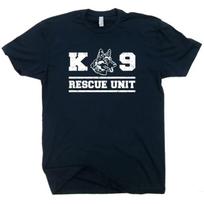 2026 New German Shepherd Fireman Military Fan Print Premium Men's Short Sleeve Crew Neck Comfortable Loose Tee S juoda