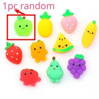 Mochi 1-24Pcs Squishy Toys Set For Kids Mini Squishies Fruit Squeeze Pack Cute Stress Easing Anxiety Birthday Gift Adults Kids