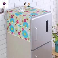 Šaldytuvo ir mikrobangų krosnelės apsauga nuo dulkių vienos/dviejų durų ir skalbimo mašinoms Single Door Refrigerator Cover 53x139cm white
