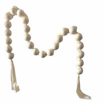 Foam Ball Garland Wedding Cloth Ball String Smooth Decoration Hanging Ornaments Wedding Room Decoration