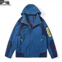 Waterproof Windproof Autumn Hooded Work Jacket with Detachable Hood and Logo - Mountain Style for Couples