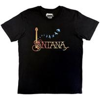 Santana - Guitar & Birds - Black t-shirt XXL