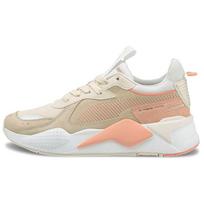 PUMA Women's Khaki Pink White RS-X Reinvent Mid Top Casual Shoes 371008-11 37