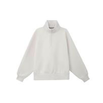 Nike Tech Futura Solid Color Comfortable Pullover Fashion Long Sleeve Half Zip Sweatshirt Men sweatshirt Light-Brown FZ7569104 2XL white