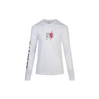 Nike Dri-Fit Lebron James Basketball Long Sleeve T-Shirt Men Tops White CD1124-100 M