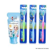 Crest Frozen Kids Anti-Cavity Toothpaste & Toothbrush Set gray