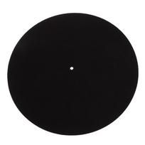 1 vnt. Slydimo kilimėlis Veltinis Patefono Lėkštės Kilimėlis LP Vinilo Plokštelei Garso Pakeitimas Pasidaryk pats Priedai Audiofilas Storas Patefono Kilimėlis juoda