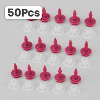 50 Sets Fender Flare Moulding Clips Fasteners Fit for Holden Rodeo Pickup Isuzu D-Max Dmax 2002 2003 2004 2005 2006 Nylon