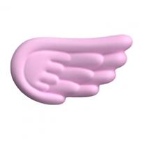 Angel Wing Keyboard Wrist Rest Ergonomic Wrist Support Pad Silicone Mouse Wrist Rest Laptop Wrists Cushion for Office Gaming rožinė