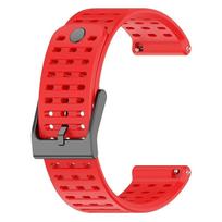 22mm Strap For Suunto RACE S / Ocean / Vertical Silicone Wristband For Suunto 5 9 Peak Pro Replacement Watch Band Bracelet 22mm raudona