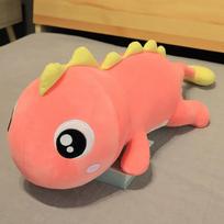 60 cm ilgi pliušiniai žaislai su dinozaurais Puikūs minkšti anime gyvūnų dinozaurų įdaryti Kawaii kambario dekoro lėlės pagalvės žaislas vaikams, dovanos mergaitėms