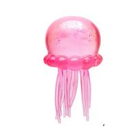 Jellyfish Squishy, Jellyfish Squeeze Stress Ball, Slow Rise Sensory Toy Malt Sugar Balls for Desktop Anxiety Relief Party Favors rožinė