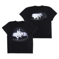 Billie Eilish American Singer Rock American Casual High Street Unisexs and Womens Summer Fashion Tshirt Short Sleeve Tops 2XL white