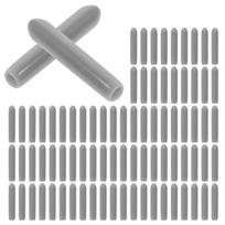 150 Pcs Shelf Rack Dishwasher Protection Cap Drying Pvc Dawn Dishwashing Liquid Round End Caps (Grey,2.50X0.20X0.20CM) pilka