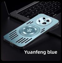For Huawei Honor Magic 7 Pro Case Hard Metal heat dissipation magnetic Ring Stand Protective back cover For Magic 7 6 Pro Shell Honor Magic7 žalia