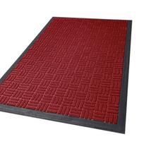 Outdoor Non-slip Striped Rubber Edge Entry Mat 45x75cm Best Seller brown
