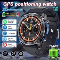 2026 New Men Outdoor 1000mAh Battery GPS Map Smart Watch Built in 4GB Memory AMOLED Watch Bluetooth Call Waterproof Sports Smartwatch juoda