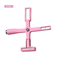 5 IN 1 Magical Magnet Board Stripe CROSS Shape Nail Art Tool UV Cat Eye Nagų gelinis lakas Cross Shape rožinė