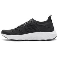 LiNing Lightweight One-Piece Knitted Shock Absorption Rebound Low-Top Running Shoes Women sneaker Black White ARHN124-5 35⅔