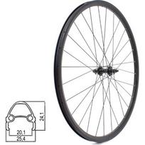 Priekinis ratas ZLA-019 28/29" // V-Brake, 28H, veržlės, dvigubas, kniedytas, aliuminis