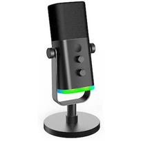 Fifine Microphone Fifine AM8 AMPLIGAME USB/XLR RGB mikrofon dynamiczny studyjny czarny AM8