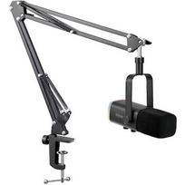 Fifine Microphone Fifine AM8T AMPLIGAME USB/XLR RGB mikrofon dynamiczny studyjny ze statywem czarny AM8T