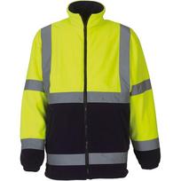 Yoko Mens Two Tone Fleece Jacket S