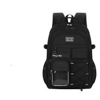 Backpack With Capacity And Lightening Function One Size juoda