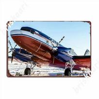Antarktikos Dc3 Lėktuvas Metalo Plakatas Plakatas Garažas Klubas Garažo Dekoracija Kino Garažas Pritaikomas Skardinis Plakatas 20x30cm