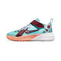 Nike Lebron 18 Low 'Floral' James 18 Low top Performance Basketball Shoes Blue Red Children Aged 3 7 Years Old Sneakers DN4176-400 28